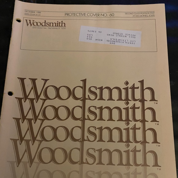 🎉5/$10🎉 Woodsmith magazine number 60 December 1988 picture frame moldings - Picture 2 of 9